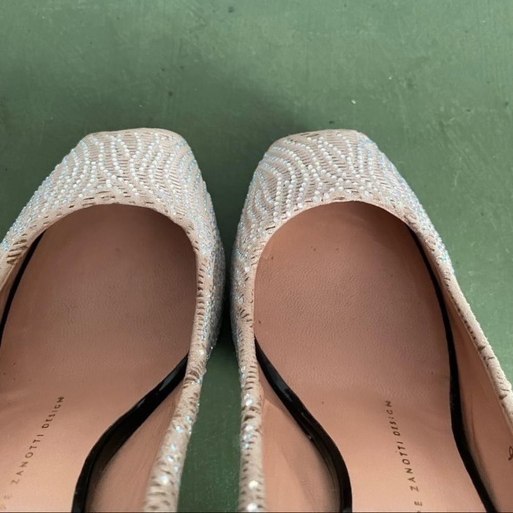 Giuseppe Zanotti Peep Toe Crystal-Dotted High Heels *Italy* - Picture 8 of 14